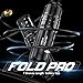 Dragonhawk Fold Pro Wireless Tattoo Maschine Pen Battery Tattoo Pen Rotary Pen Maschine with 2pcs Batteries Adjust Stroke Length 2.4 to 4.2mm (WQP-031) - 7